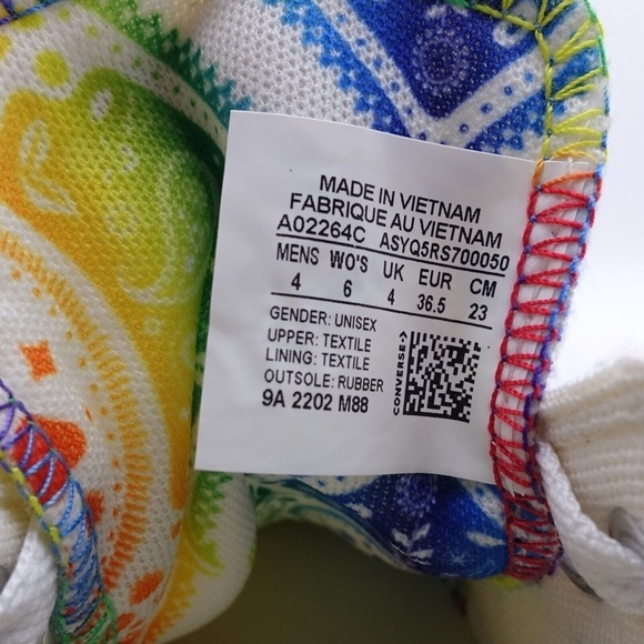 NEW Converse Chuck Taylor All Star Lift Low Pride Plarform Sneakers - Picture 2 of 6